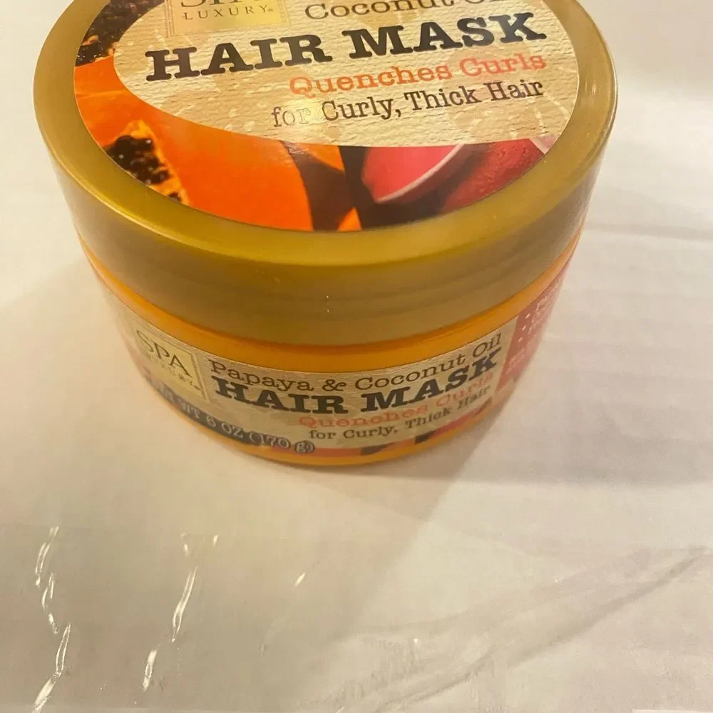 🔥Papaya & Coconut Oil Hair Mask - Gold